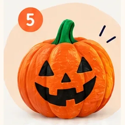 Pumpkin Magic — made by children at the Shilpkar Halloween workshops